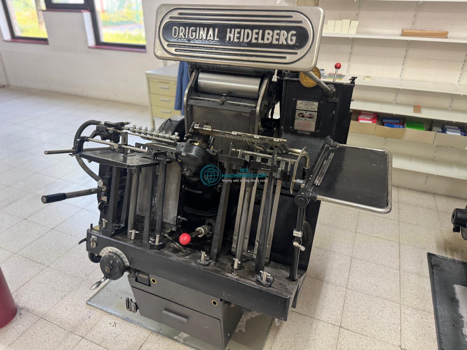 Heidelberg A4 platen